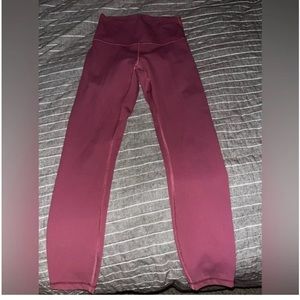 Lululemon wunder under leggings